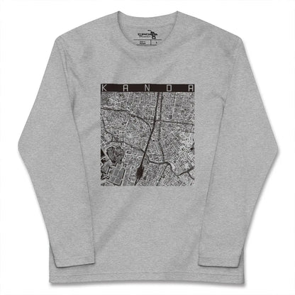 【神田（東京都）】地図柄ロングスリーブTシャツ