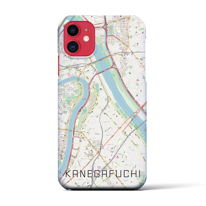 【鐘ヶ淵（東京都）】地図柄iPhoneケース（バックカバータイプ）