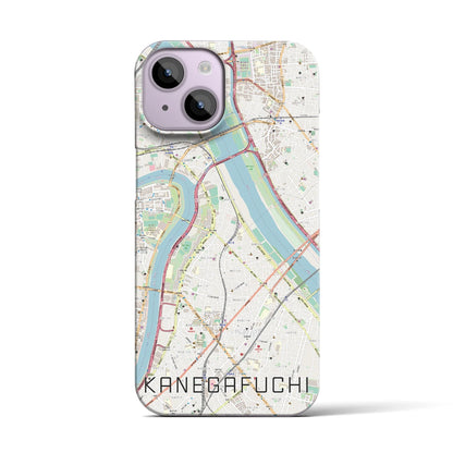 【鐘ヶ淵（東京都）】地図柄iPhoneケース（バックカバータイプ）