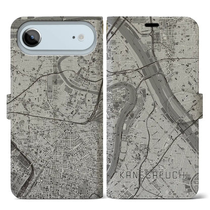 【鐘ヶ淵（東京都）】地図柄iPhoneケース（手帳タイプ）