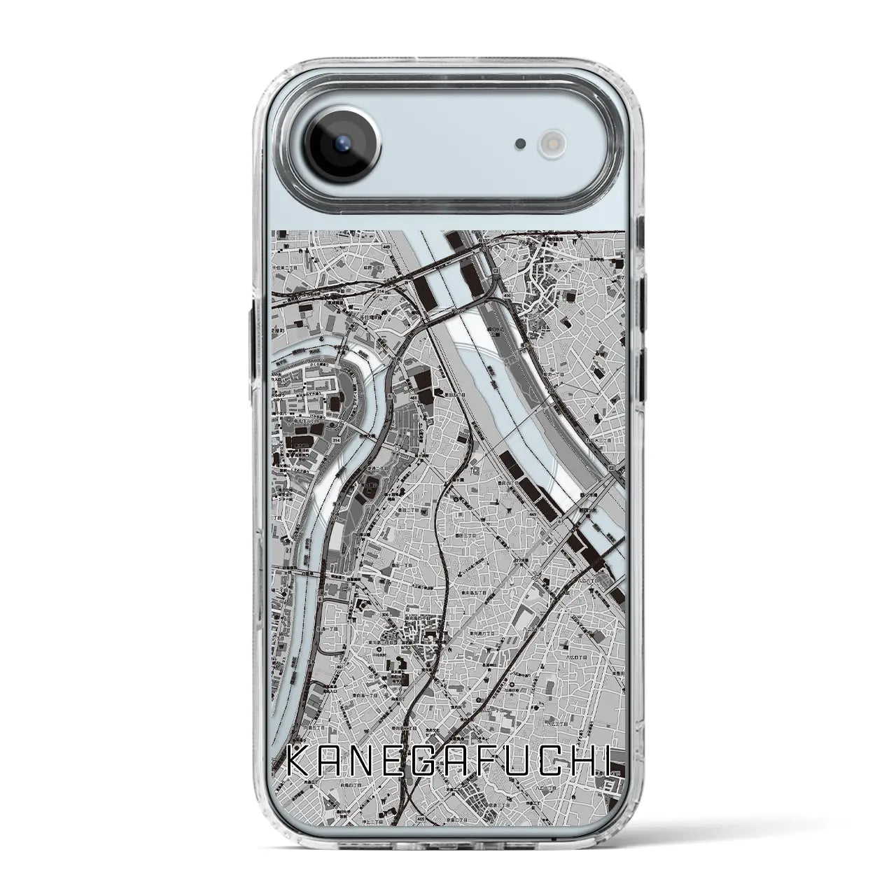 【鐘ヶ淵（東京都）】地図柄iPhoneケース（MagSafeタイプ）