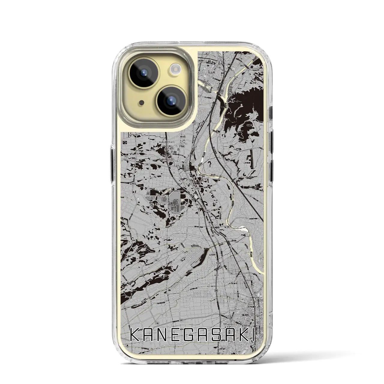 【金ケ崎（岩手県）】地図柄iPhoneケース（MagSafeタイプ）