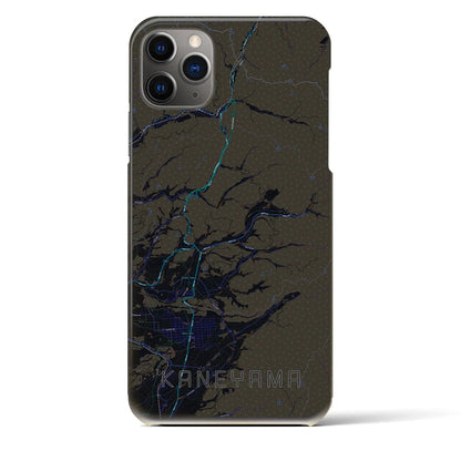 【金山（山形県）】地図柄iPhoneケース（バックカバータイプ）