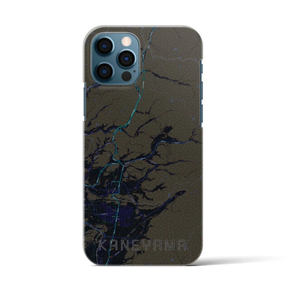 【金山（山形県）】地図柄iPhoneケース（バックカバータイプ）