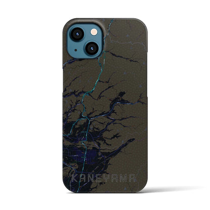 【金山（山形県）】地図柄iPhoneケース（バックカバータイプ）