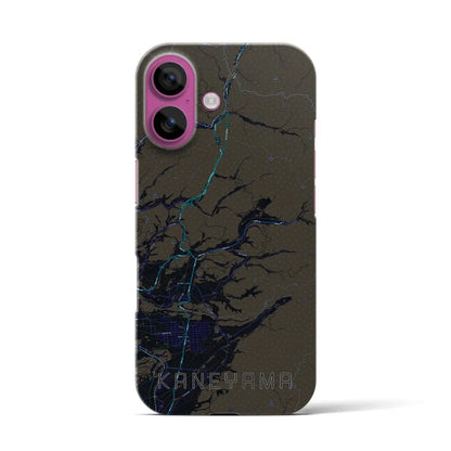 【金山（山形県）】地図柄iPhoneケース（バックカバータイプ）