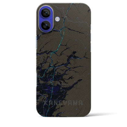 【金山（山形県）】地図柄iPhoneケース（バックカバータイプ）