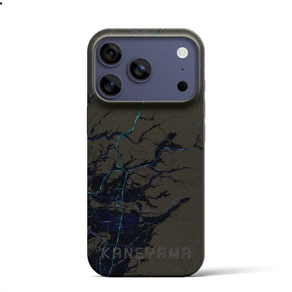 【金山（山形県）】地図柄iPhoneケース（バックカバータイプ）