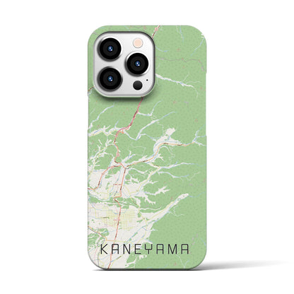 【金山（山形県）】地図柄iPhoneケース（バックカバータイプ）