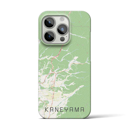 【金山（山形県）】地図柄iPhoneケース（バックカバータイプ）