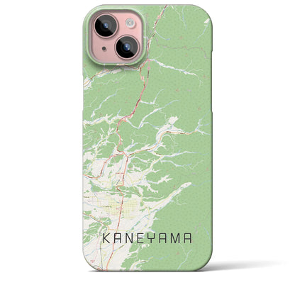 【金山（山形県）】地図柄iPhoneケース（バックカバータイプ）