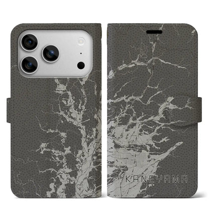 【金山（山形県）】地図柄iPhoneケース（手帳タイプ）