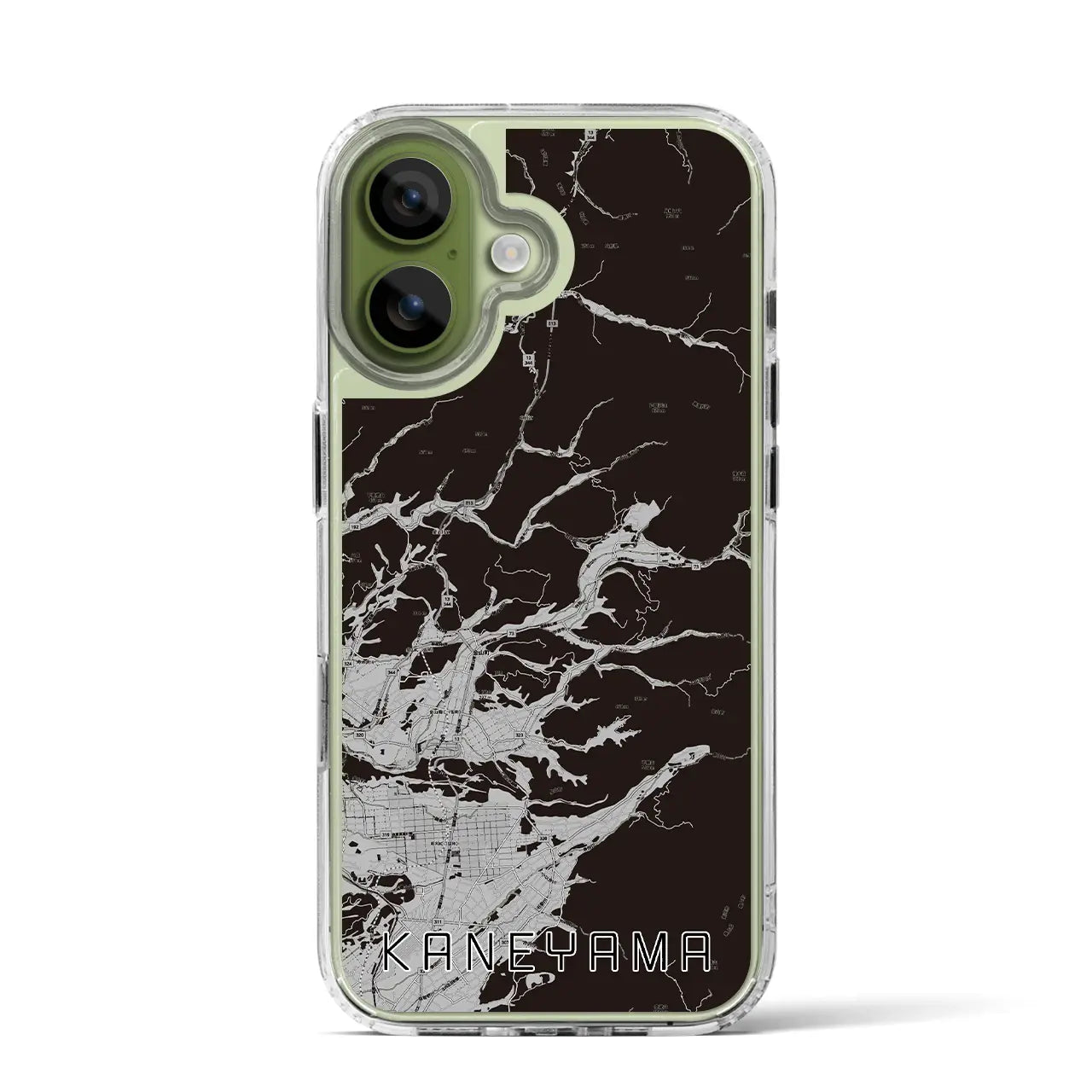 【金山（山形県）】地図柄iPhoneケース（MagSafeタイプ）