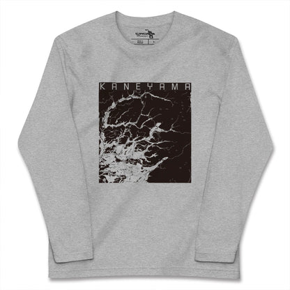 【金山（山形県）（山形県）】地図柄ロングスリーブTシャツ