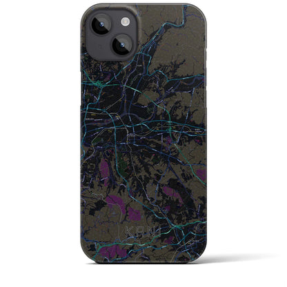 【可児（岐阜県）】地図柄iPhoneケース（バックカバータイプ）