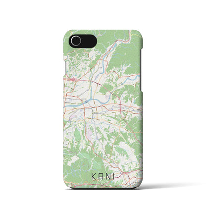 【可児（岐阜県）】地図柄iPhoneケース（バックカバータイプ）