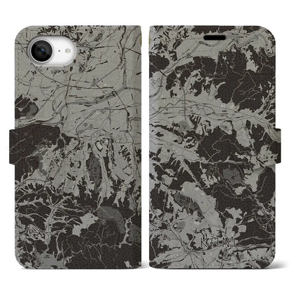 【可児（岐阜県）】地図柄iPhoneケース（手帳タイプ）