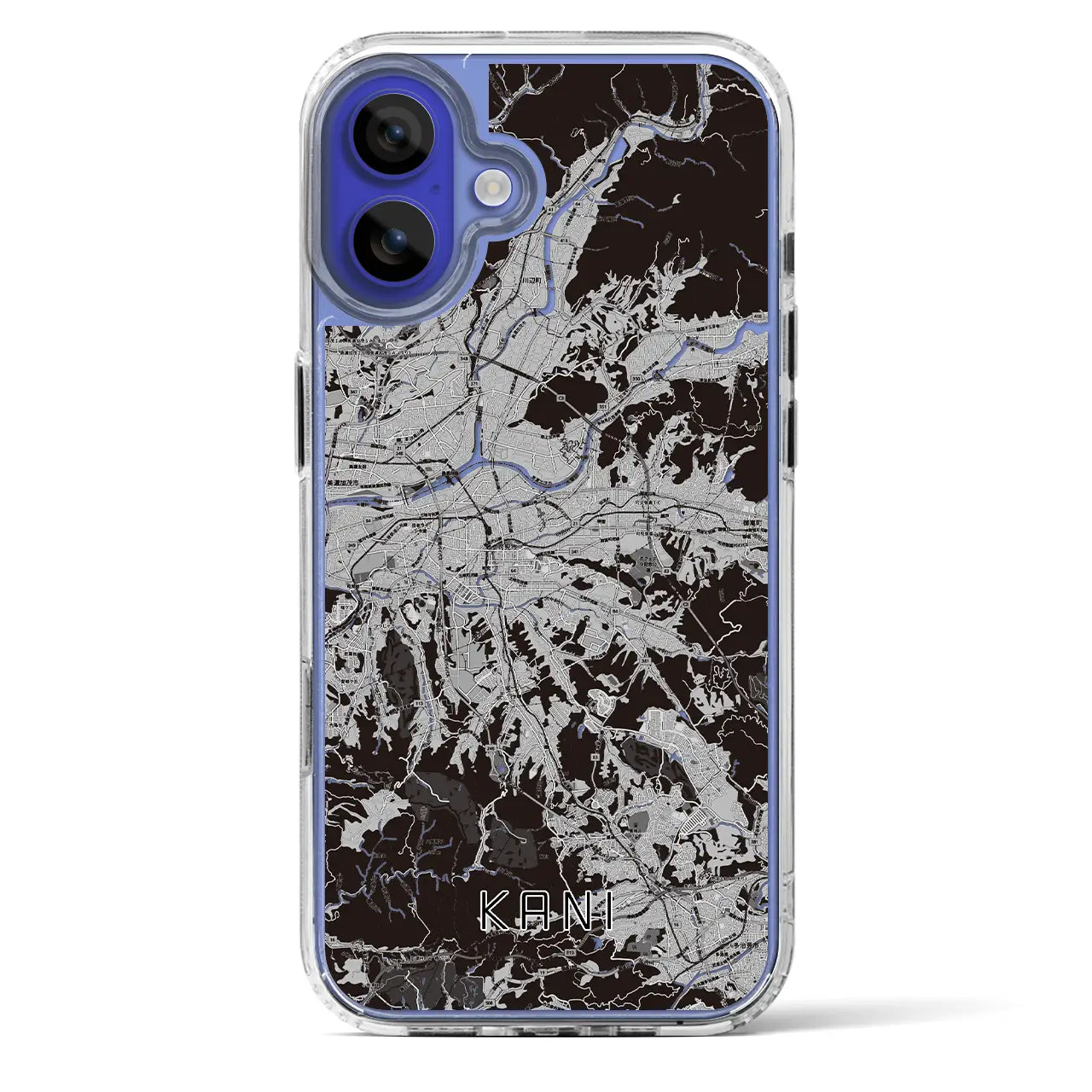 【可児（岐阜県）】地図柄iPhoneケース（MagSafeタイプ）