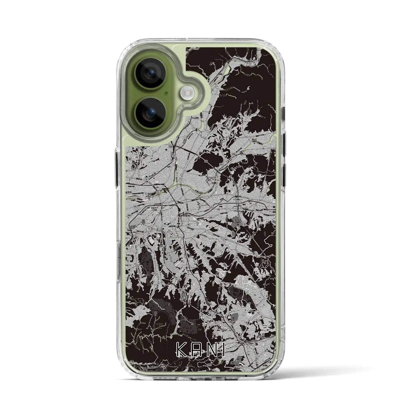 【可児（岐阜県）】地図柄iPhoneケース（MagSafeタイプ）