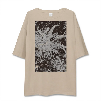 【可児（岐阜県）】地図柄ビッグシルエットTシャツ