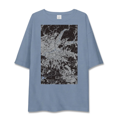 【可児（岐阜県）】地図柄ビッグシルエットTシャツ