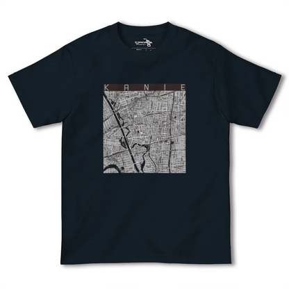 【蟹江（愛知県）】地図柄ヘビーウェイトTシャツ