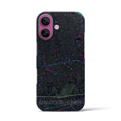 【環状通東（北海道）】地図柄iPhoneケース（バックカバータイプ）