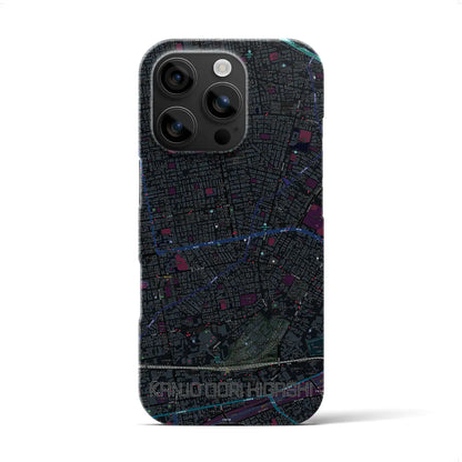 【環状通東（北海道）】地図柄iPhoneケース（バックカバータイプ）