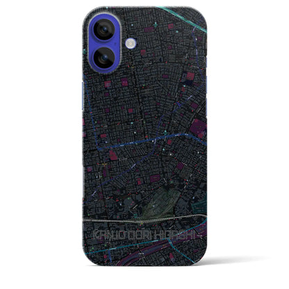 【環状通東（北海道）】地図柄iPhoneケース（バックカバータイプ）