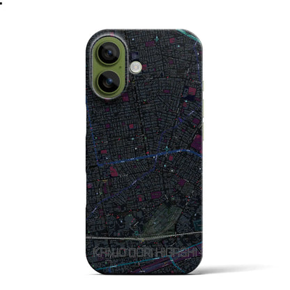 【環状通東（北海道）】地図柄iPhoneケース（バックカバータイプ）