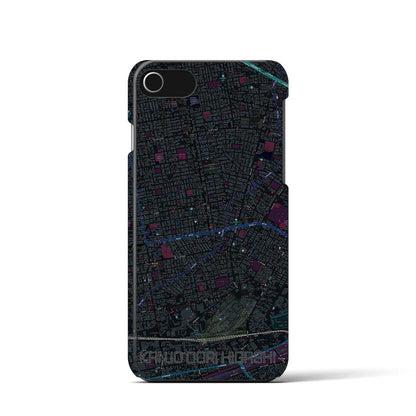 【環状通東（北海道）】地図柄iPhoneケース（バックカバータイプ）