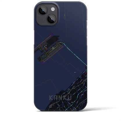 【関空（大阪府）】地図柄iPhoneケース（バックカバータイプ）