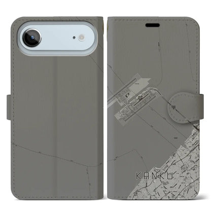 【関空（大阪府）】地図柄iPhoneケース（手帳タイプ）