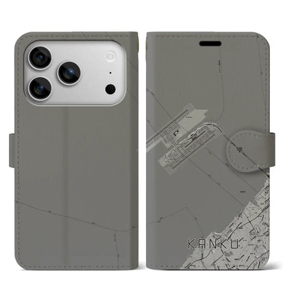 【関空（大阪府）】地図柄iPhoneケース（手帳タイプ）