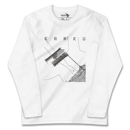 【関空（大阪府）】地図柄ロングスリーブTシャツ