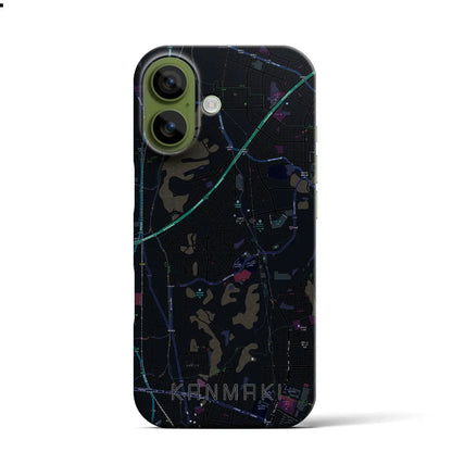 【上牧（奈良県）】地図柄iPhoneケース（バックカバータイプ）