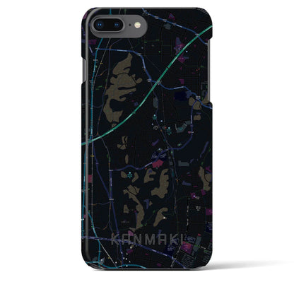 【上牧（奈良県）】地図柄iPhoneケース（バックカバータイプ）