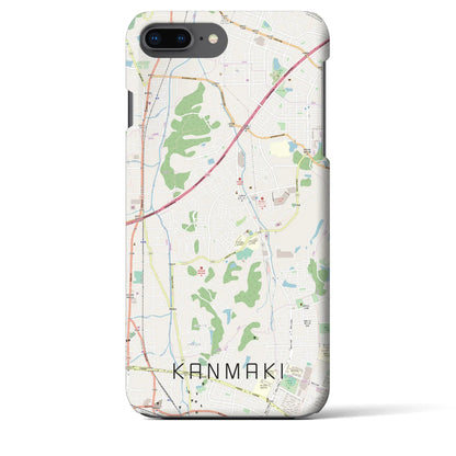 【上牧（奈良県）】地図柄iPhoneケース（バックカバータイプ）