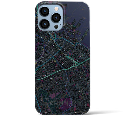 【関内（神奈川県）】地図柄iPhoneケース（バックカバータイプ）