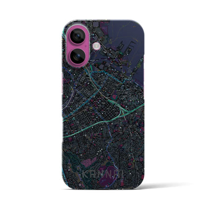 【関内（神奈川県）】地図柄iPhoneケース（バックカバータイプ）