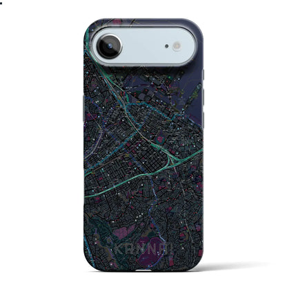 【関内（神奈川県）】地図柄iPhoneケース（バックカバータイプ）