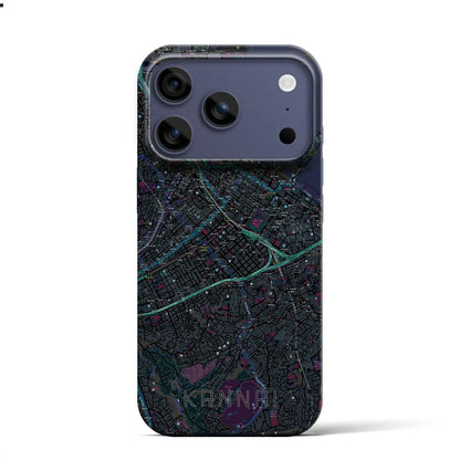 【関内（神奈川県）】地図柄iPhoneケース（バックカバータイプ）