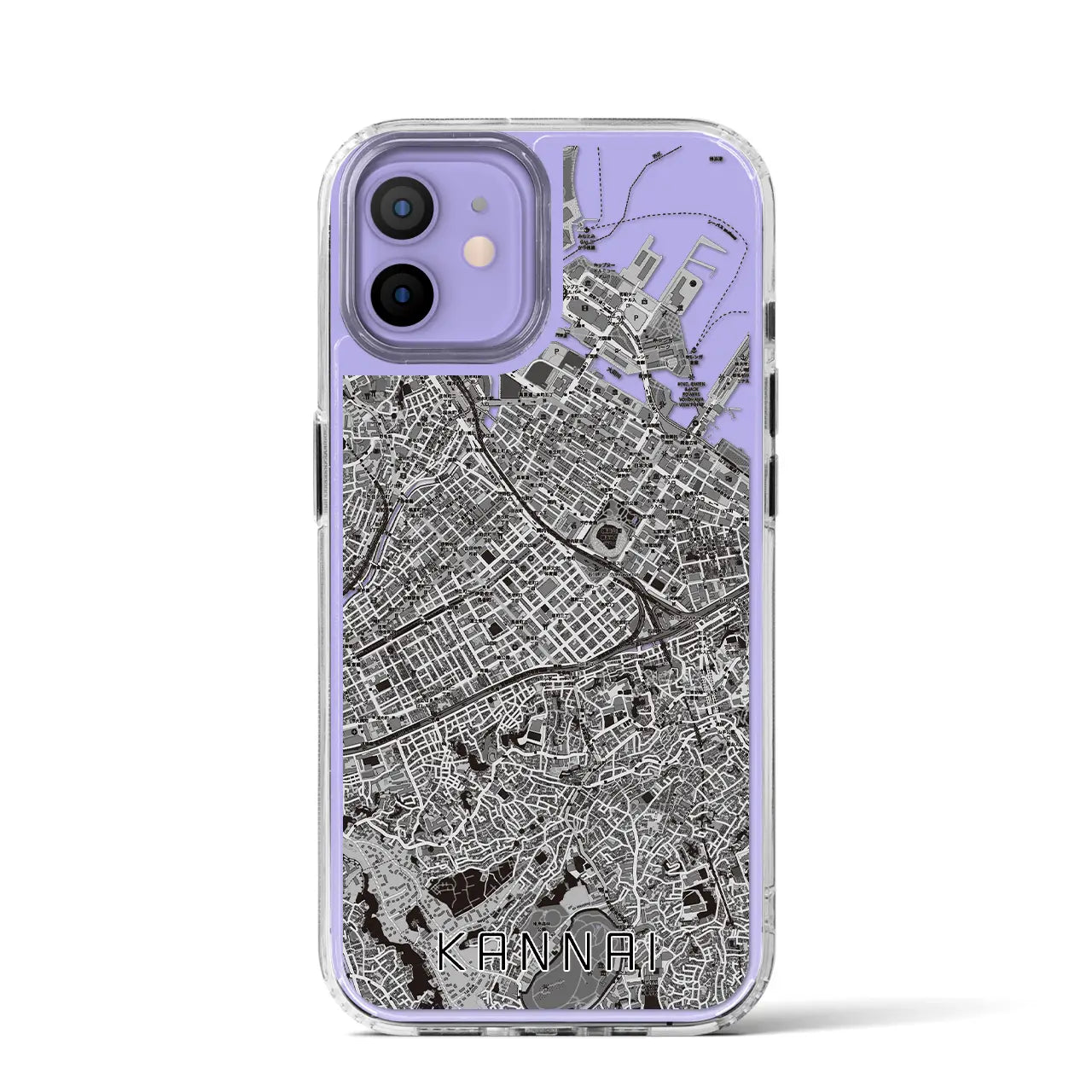 【関内（神奈川県）】地図柄iPhoneケース（MagSafeタイプ）