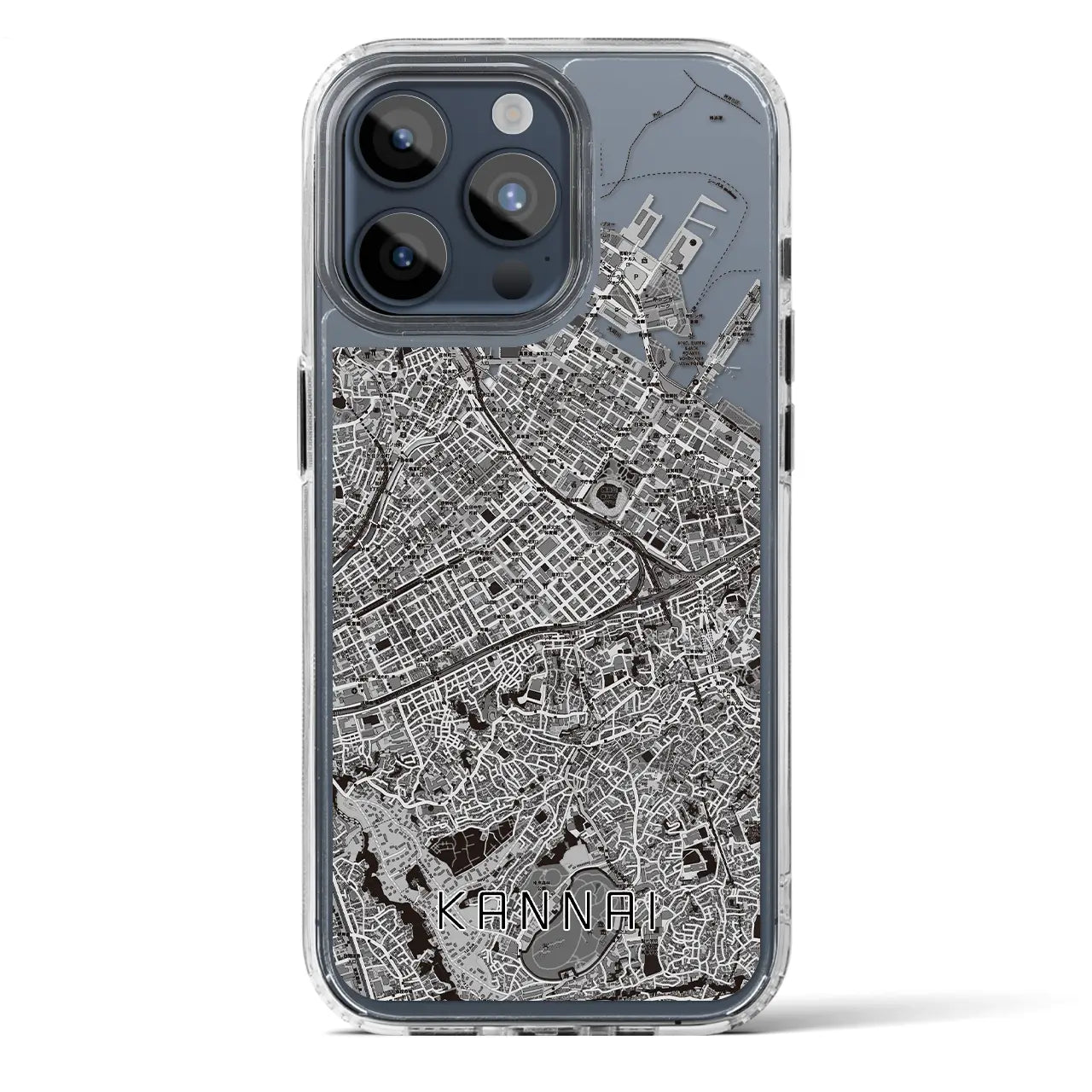 【関内（神奈川県）】地図柄iPhoneケース（MagSafeタイプ）