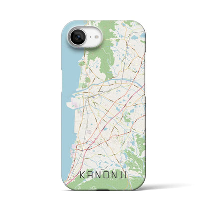 【観音寺（香川県）】地図柄iPhoneケース（バックカバータイプ）