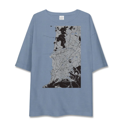 【観音寺（香川県）】地図柄ビッグシルエットTシャツ
