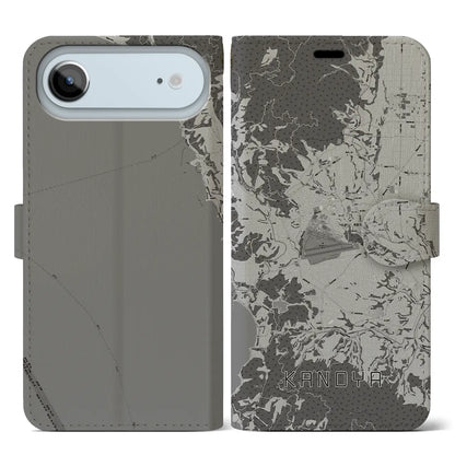 【鹿屋（鹿児島県）】地図柄iPhoneケース（手帳タイプ）