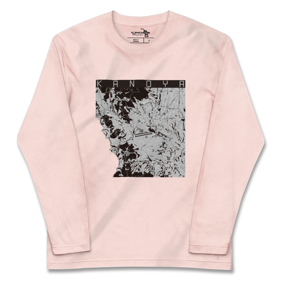 【鹿屋（鹿児島県）】地図柄ロングスリーブTシャツ