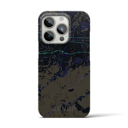 【甘楽（群馬県）】地図柄iPhoneケース（バックカバータイプ）