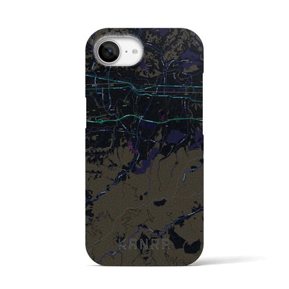 【甘楽（群馬県）】地図柄iPhoneケース（バックカバータイプ）